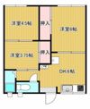 朝日コーポA棟の間取り画像