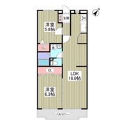 リブレス牛久の間取り画像