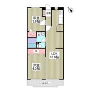 リブレス牛久の間取り画像