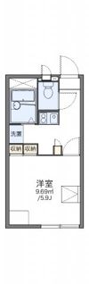 レオパレスハビタAの間取り画像