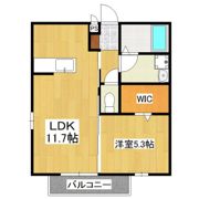 クレールVI A棟の間取り画像