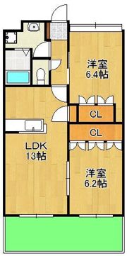 パルティール新入IIの間取り画像