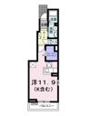 ベル オーブ 国立の間取り画像
