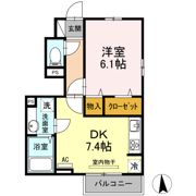 堀口ハイムの間取り画像