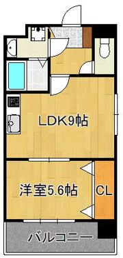 竪町センタービルの間取り画像
