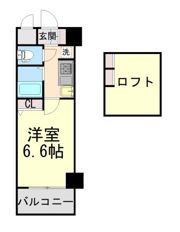 エステムコート三宮EASTⅡリベルテの間取り画像