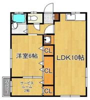 横野ビルの間取り画像