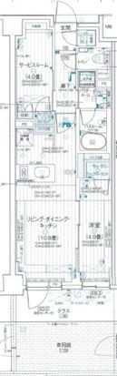 デュオステージ浦和岸町の間取り画像