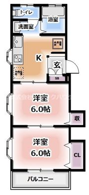 ユー・ハイツの間取り画像