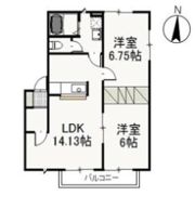 ベリーオーライ Bの間取り画像