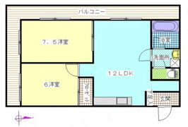 公園通り大須賀の間取り画像