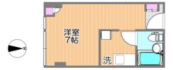 チサンマンション岡山の間取り画像