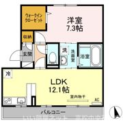 ハイツ田中Ⅲの間取り画像