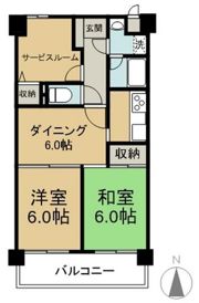 ライオンズマンション倉敷松島の間取り画像
