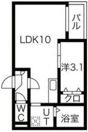 Jack dotokukitaⅠの間取り画像
