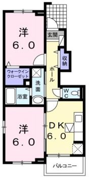 ニュードミール ヒロの間取り画像