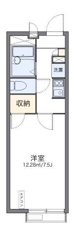 レオパレスフローラ Sの間取り画像
