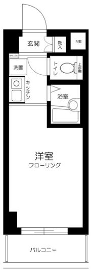 スカイコート駒場東大前の間取り画像