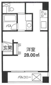 CREST六本木Ⅱの間取り画像