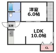 メゾンロータリーの間取り画像