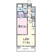 フルール近江の間取り画像