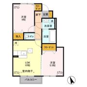 コンフォート Aの間取り画像