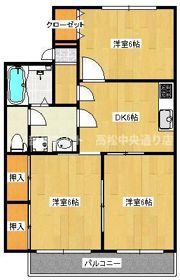 セジュール高崎E棟の間取り画像