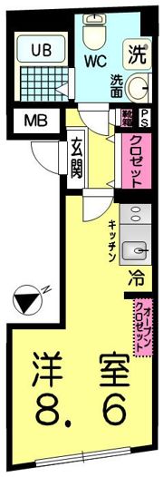 Cross Gray町屋の間取り画像