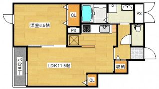 リュシオルの間取り画像