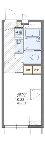 レオパレスブライトハイムの間取り画像