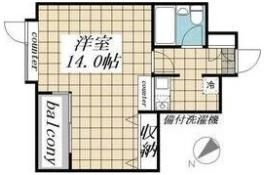 メゾン・ド・ヴィレ東神田の間取り画像