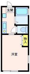 G・Aヒルズ保土ヶ谷B棟の間取り画像