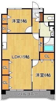 グランドハイツ村上の間取り画像