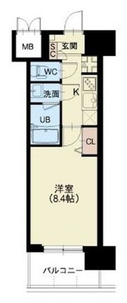 Splendide NAMBAIIIの間取り画像