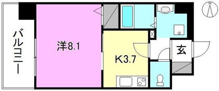 アステリア萱町の間取り画像