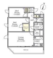 CREALpremier西馬込の間取り画像