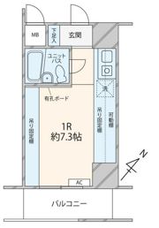 ライオンズマンション 野毛山公園南の間取り画像