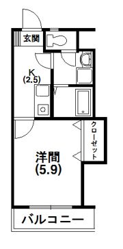 ホワイトコーポⅡの間取り画像