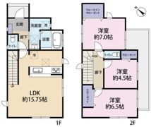 瓜内町戸建の間取り画像