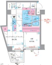 GENOVIA東向島Ⅳの間取り画像