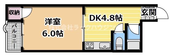 エクセレント旭の間取り画像