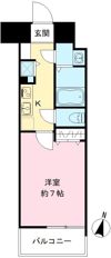 HRフロントリーガル難波WESTの間取り画像