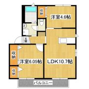 プラテリーアA棟の間取り画像