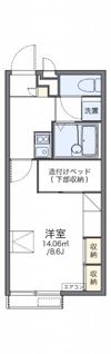 レオパレスボヌール塩屋の間取り画像