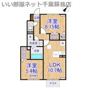 Tetto Verde(ﾃｯﾄ ｳﾞｪﾙﾃﾞ)の間取り画像