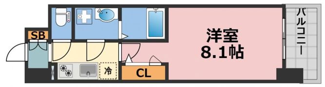 エスリードレジデンス弁天町グランデの間取り画像