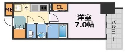 エスリードレジデンス大阪福島サウスフラッツの間取り画像