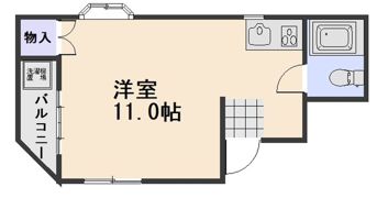スカイコテージ三野の間取り画像