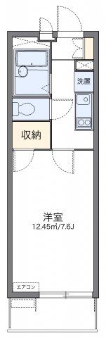 レオパレスムーンライトスクエアの間取り画像