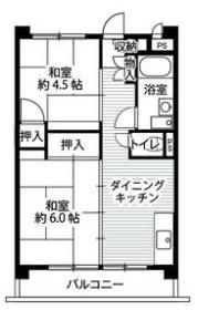 ビレッジハウス向台タワー1号棟の間取り画像